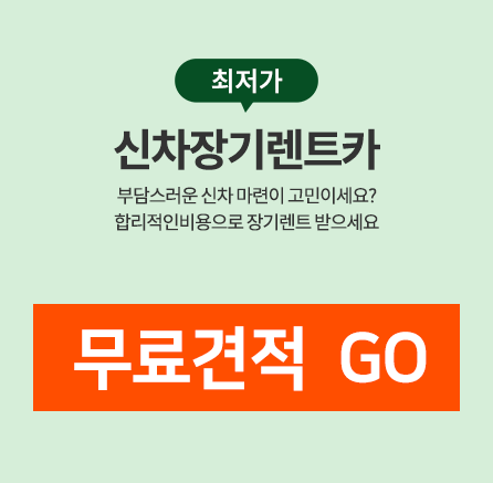 최저가 신차장기렌트카